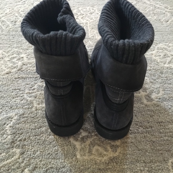 NWOT! Lace up boutique 9 booties. - Picture 2 of 2